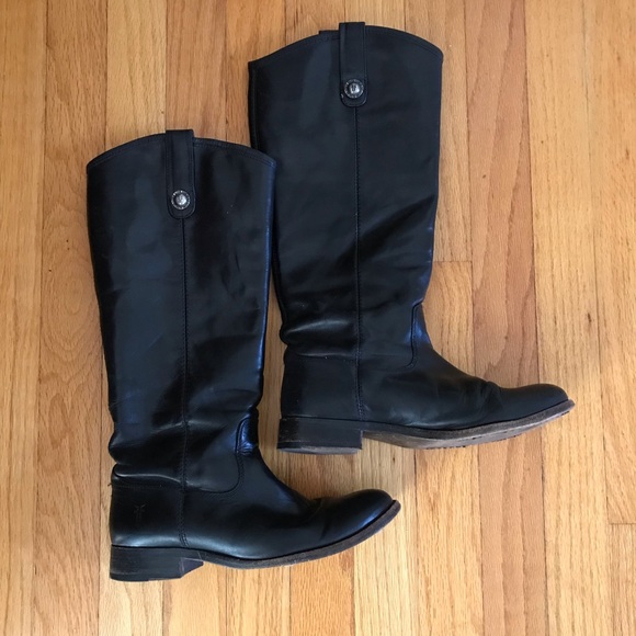 Frye Melissa Button Riding Boots Extended Calf 6B - Picture 2 of 12